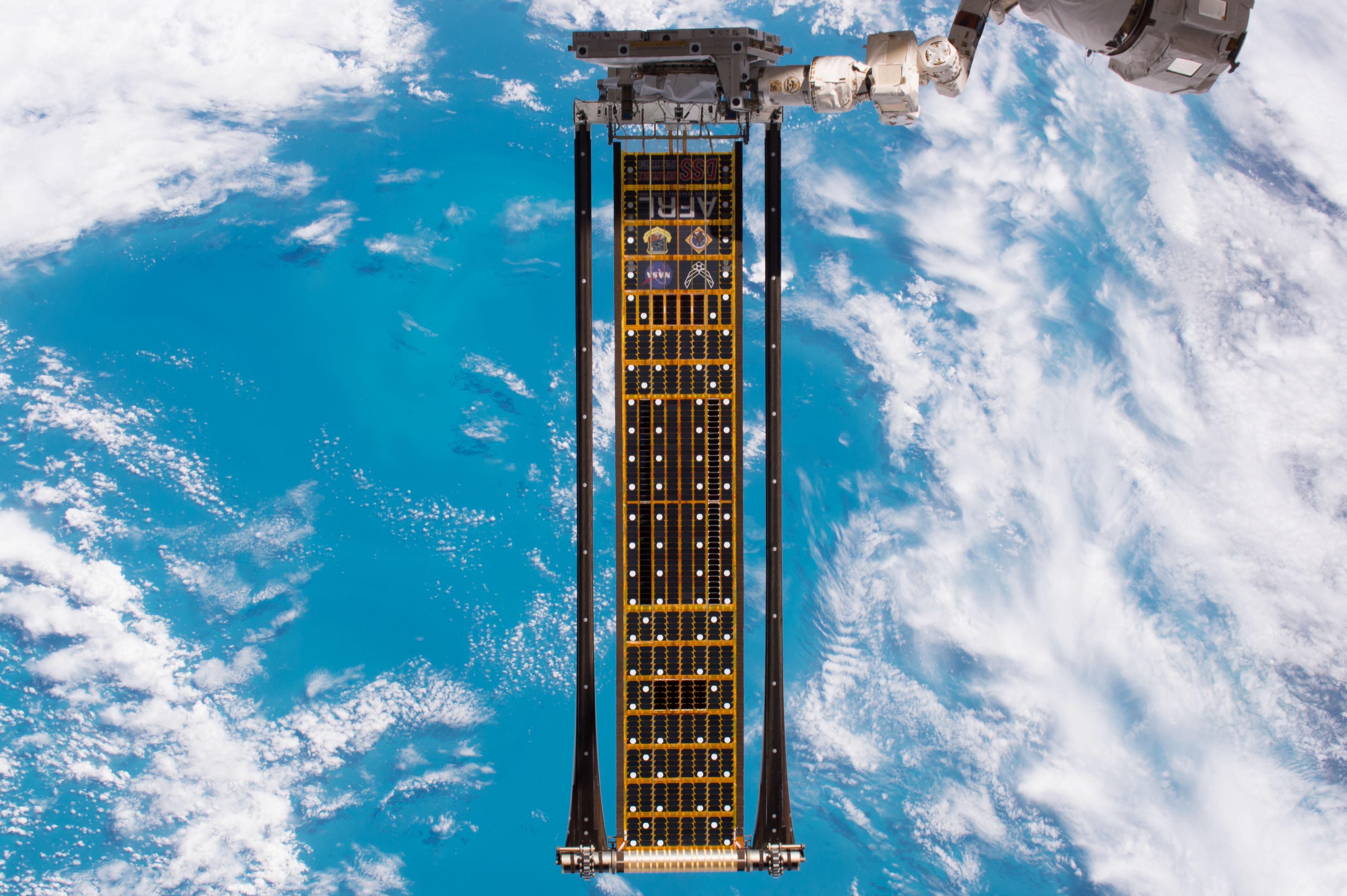 NASA Image: ISS052E002871 - ROSA being tested in ISS